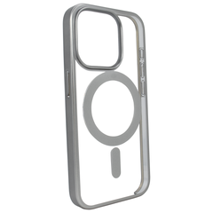 Чохол для iPhone 14 Pro матовий Clear case with MagSafe Titanium Primary