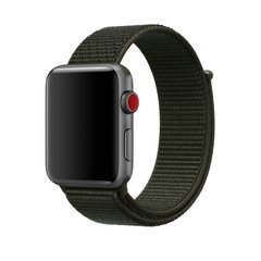Ремінець на Apple Watch Nylon Loop нейлоновий (38mm, 40mm, 41mm, Cargo Khaki)