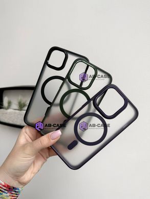Чохол матовий для iPhone 11 Pro MATT Crystal Guard with MagSafe напівпрозорий Black