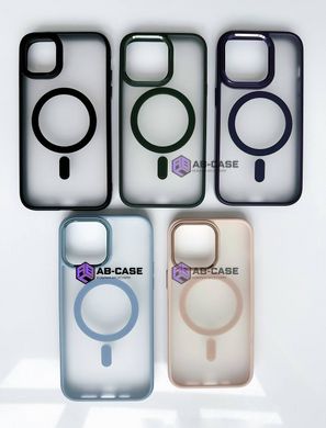 Чехол матовый для iPhone 11 Pro MATT Crystal Guard with MagSafe полупрозрачный Black