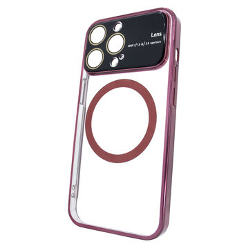 Чехол Camera Lens Protection with MagSafe для iPhone 12 Pro Red