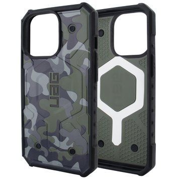 Чехол для iPhone 13 Pro Max : UAG with MagSafe камуфляжный (Khaki-Green)