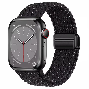 Ремешок Braided Nylon Magnetic Band для Apple Watch : 38mm | 40mm | 41mm | [42mm Series 10-12] &ndash; Starry Black