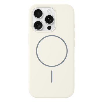 Чехол для iPhone 16 Pro Max : Silicone Slim MagSafe &ndash; Antique White