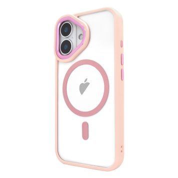 Чехол для iPhone 16 : Crystal Guard with MagSafe &ndash; Pink Sand
