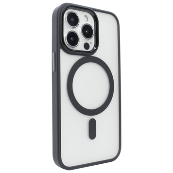 Чохол матовий для iPhone 11 Pro MATT Crystal Guard with MagSafe напівпрозорий Black
