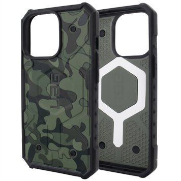 Чохол для iPhone 15 Plus | 14 Plus : UAG with MagSafe камуфляжний (Khaki-Green)