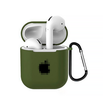 Чехол для AirPods 1 | 2 : Logo Case with Carbine &ndash; Virid