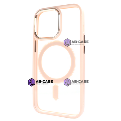 Чехол Crystal Guard with MagSafe для iPhone 14 Pro Max Pink Sand