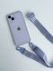 Прозорий чохол для iPhone 15 з ремінцем Clear Crossbody Glycine 2