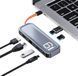 Переходник Type-C на (HDMI 4K + USB&times;2 + SD/TF + Type-C PD) Rock &mdash; Grey 1