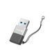 Перехідник USB-A на (Type-C) Veron AC-OT73 &mdash; Black 1