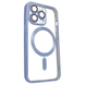 Чехол для iPhone 13 Pro матовый Shining with MagSafe с защитными линзами на камеру Sierra Blue