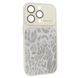 Чехол для iPhone 14 Pro : AITO PU-Leather Leopard Case [17 series Design] &ndash; White 1
