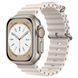 Ремешок для Apple Watch Ocean Band (38mm, 40mm, 41mm, [42mm Series 10/11], Antique White)