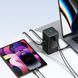 Мережевий фільтр Baseus PowerCombo Digital 65W (2xAC + 1xUSB-C + 1xUSB-A) + высувной кабель Type-C &ndash; Чёрный 5