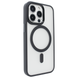 Чохол матовий для iPhone 11 Pro MATT Crystal Guard with MagSafe напівпрозорий Black 1