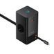 Мережевий фільтр Baseus PowerCombo Digital 65W (2xAC + 1xUSB-C + 1xUSB-A) + высувной кабель Type-C &ndash; Чёрный 4