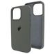 Чехол для iPhone 12 Pro Max Silicone Case Full №34 Dark Olive