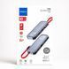 Переходник Type-C на (HDMI 4K + USB&times;2 + SD/TF + Type-C PD) Rock &mdash; Grey 3