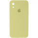 Чехол Silicone Case FULL CAMERA (square side) (для iPhone Xr) (Mellow Yellow)