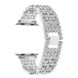 Стальний ремінець браслет Crystal Band для Apple Watch (42mm, 44mm, 45mm, 49mm Silver)