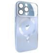 Чохол для iPhone 15 Pro матовий NEW PC Slim with MagSafe case із захистом камери Sierra Blue