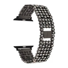 Стальний ремінець браслет Crystal Band для Apple Watch (42mm, 44mm, 45mm, 49mm Black)