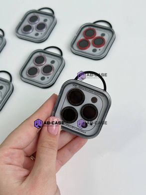 Захисні лінзи на камеру iPhone 13 Pro Metal Diamonds Lens блискучі Black
