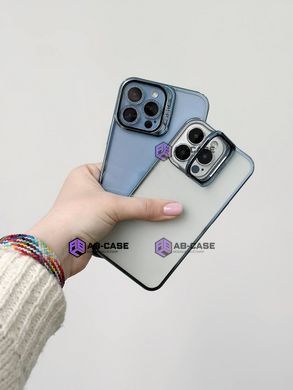 Чохол Stent для iPhone 14 Pro Max прозорий з підставкою Silver