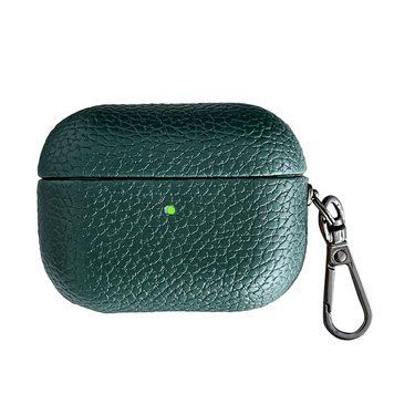 Чохол Grain Leather Case (AirPods PRO 2 &ndash; Forest Green)