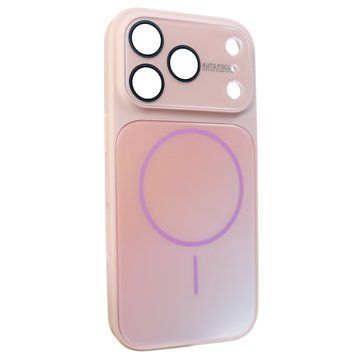 Чехол для iPhone 17 Pro Max : Gradient Glass MagSafe Case &ndash; Pink
