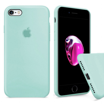 Чехол Silicone Case iPhone 6/6s FULL (№21 Sea Blue)