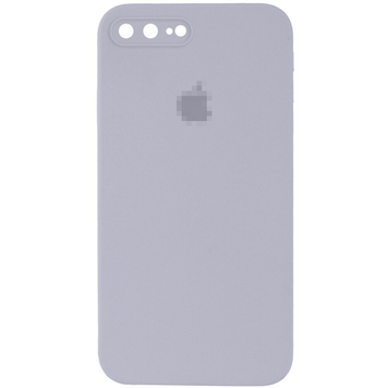 Чохол Silicone Case FULL CAMERA (square side) (на iPhone 7/8 PLUS) (Glycine)