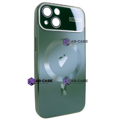 Чехол для iPhone 14 матовый NEW PC Slim with MagSafe case с защитой камеры Dark Green