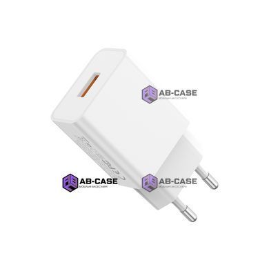 Зарядное устройство 18W (1 USB) XO L127 QC3.0 (White)