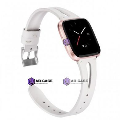 Кожанный ремешок HERMES Leather Band для Apple Watch (42mm, 44mm, 45mm, 49mm White)