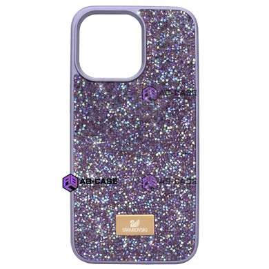 Чехол для iPhone 13 Pro Swarovski Crystalline со стразами Purple