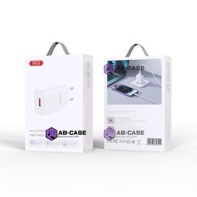Зарядное устройство 18W (1 USB) XO L127 QC3.0 (White)