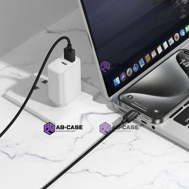 Кабель BOROFONE (USB to Type-C) 3A BX120 Placer &ndash; Black (1m)