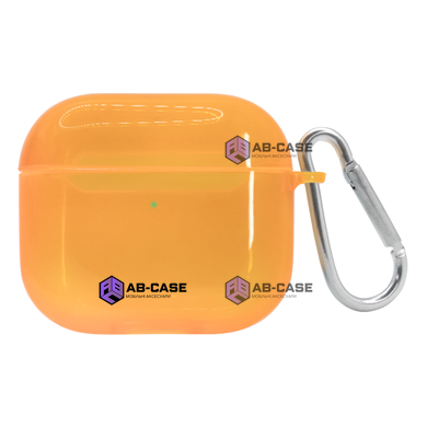 Чохол для AirPods PRO 2 напівпрозорий Neon Case Orange