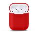 Чехол для AirPods 1/2 silicone case (Red)