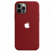 Чехол для iPhone 16 Pro Max Silicone Case FULL (№33 Dark Red)