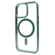 Чехол для iPhone 15 Plus Crystal Guard with MagSafe Dark Green
