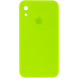 Чохол Silicone Case FULL CAMERA (square side) (на iPhone Xr) (Party Green)