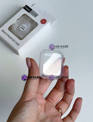 Захисний чохол з склом Case for Apple Watch 45mm, прозорий