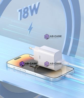 Зарядное устройство 18W (1 USB) XO L103 QC3.0 (White)