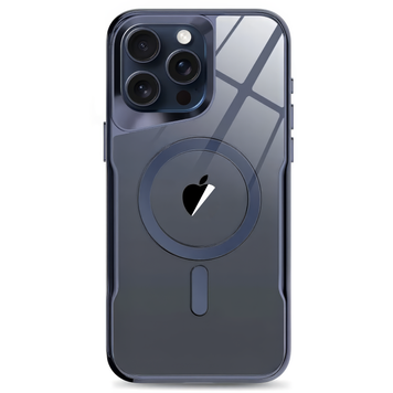 Чехол для iPhone 14 Pro Max Metallic Shell with MagSafe, Titanium Blue