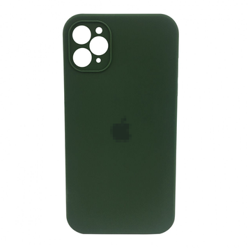 Чохол Silicone Case FULL CAMERA (square side) (на iPhone 11 pro) (Virid)