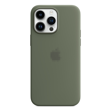 Чохол Silicone Case with Magsafe на iPhone 14 Pro Max Olive